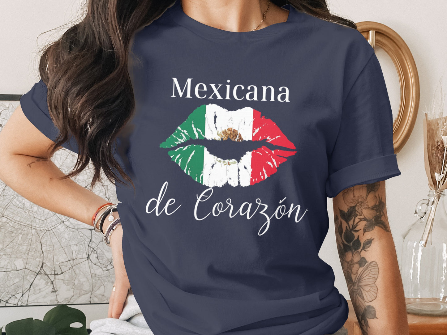 Mexicana de Corazón Graphic Tee shirt product type