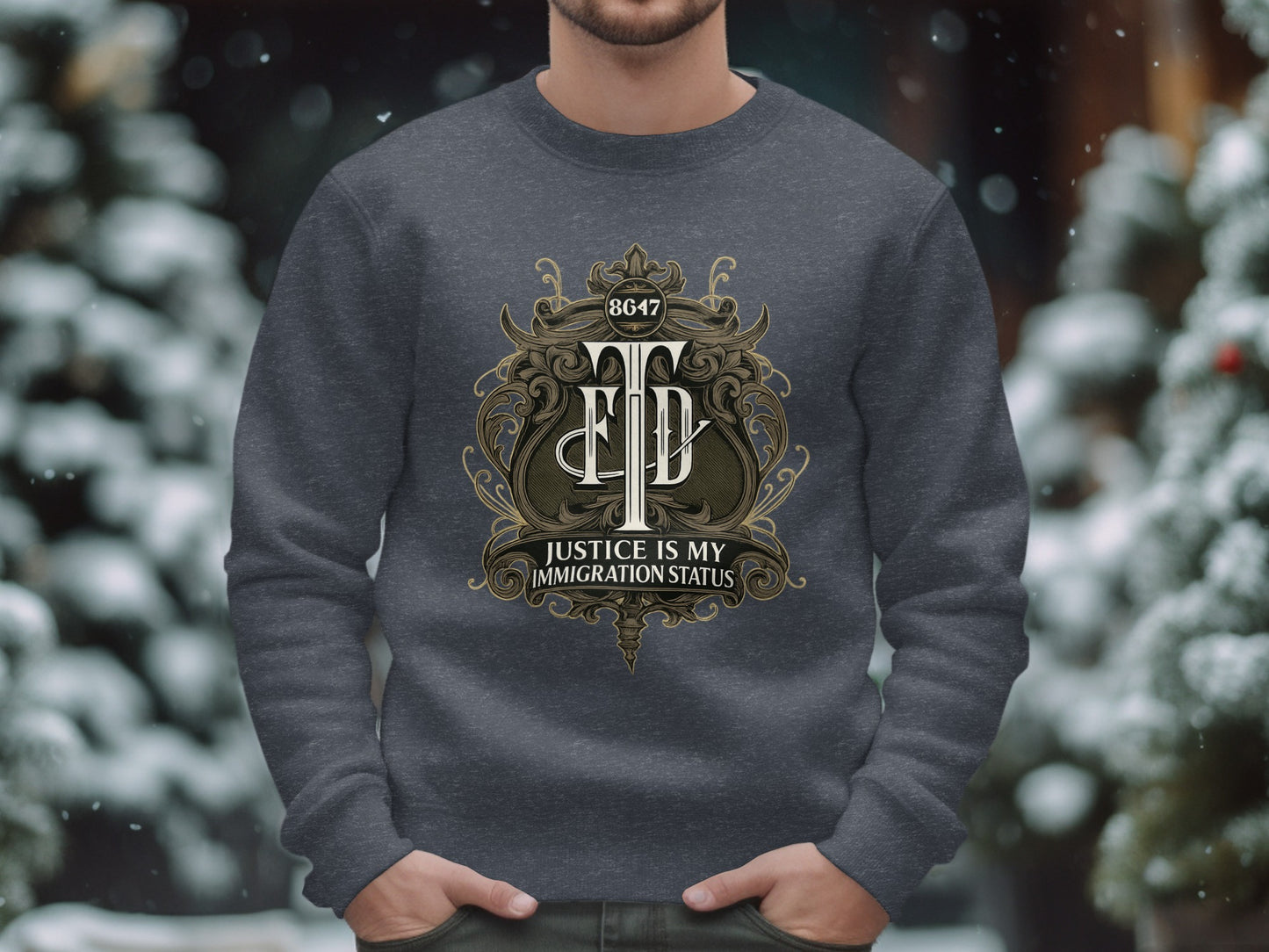 Justice Is My Immigration Status Sweatshirt product
