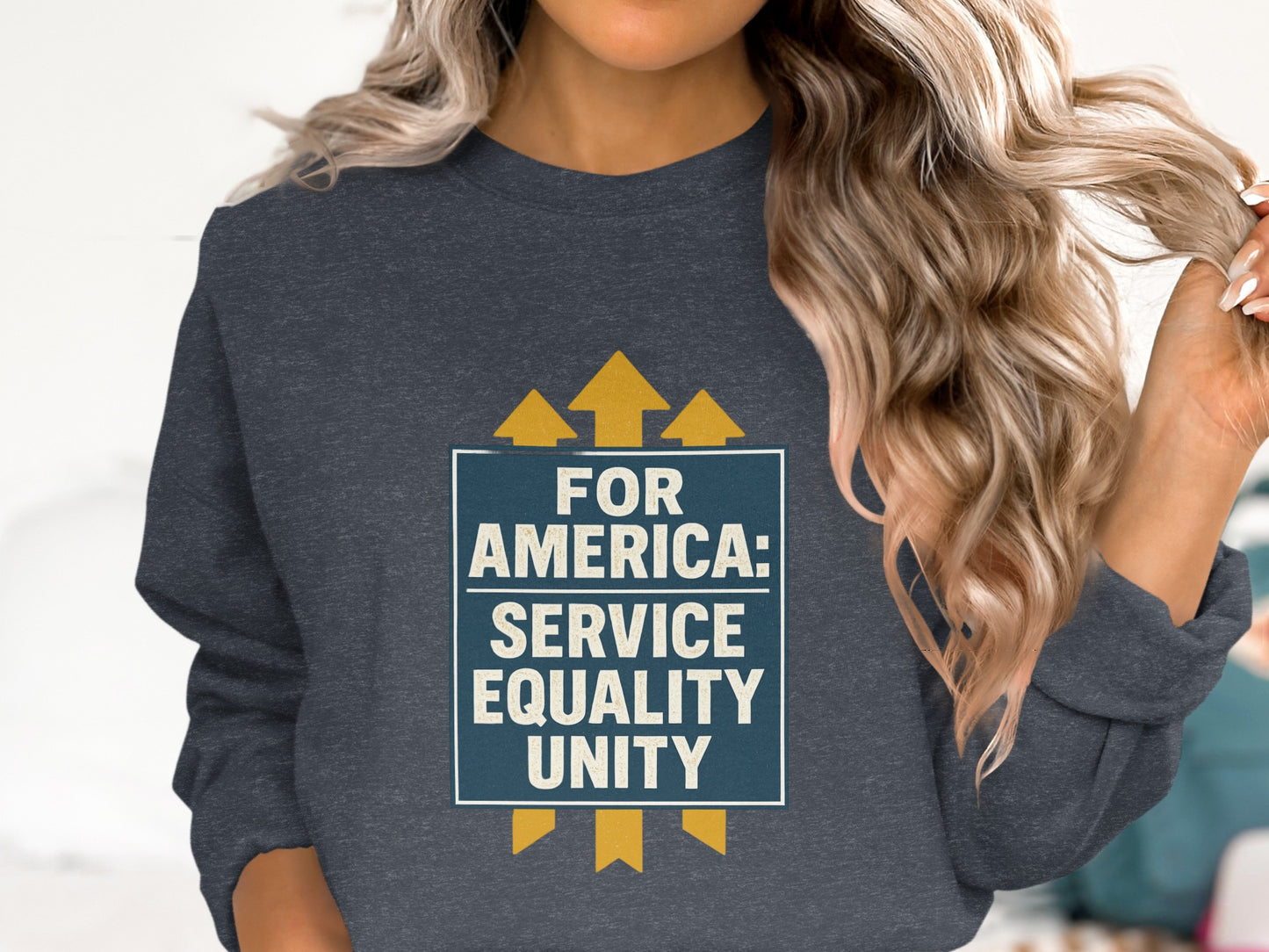 For America Service Equality Unity Statement Shirt product