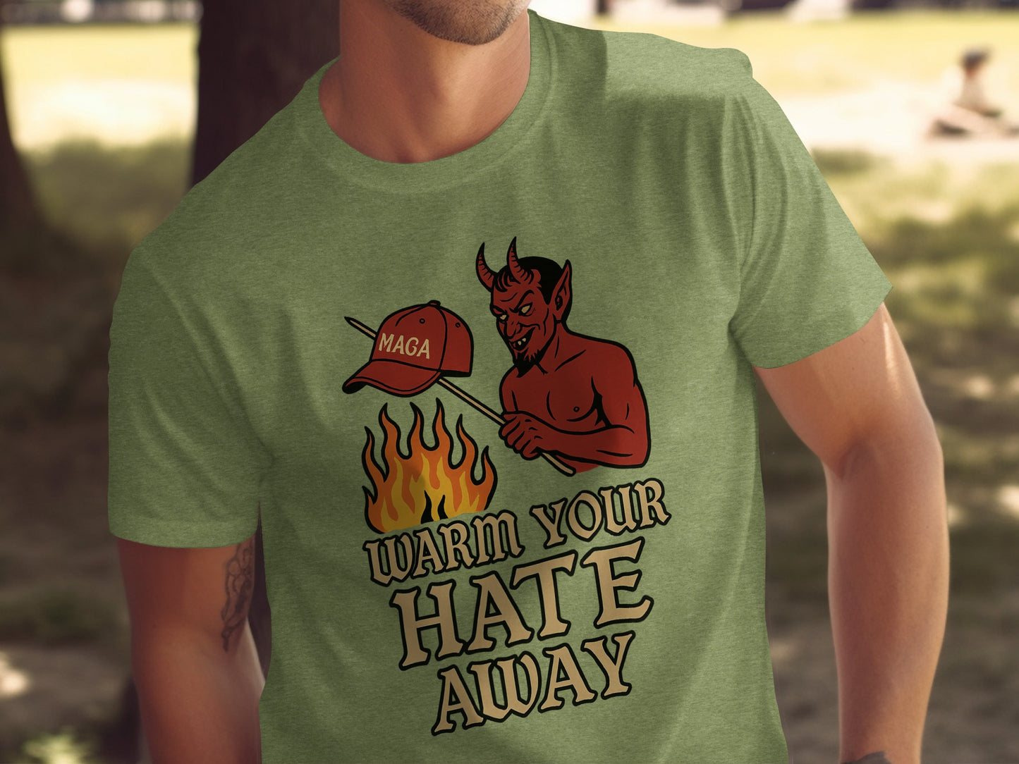 Warm Your Hate Away Graphic T-Shirt product type