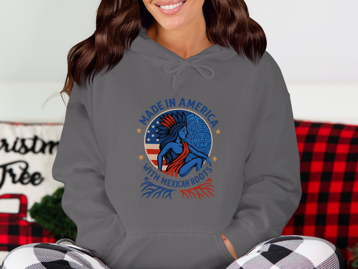 Made In America With Mexican Roots design hoodie product