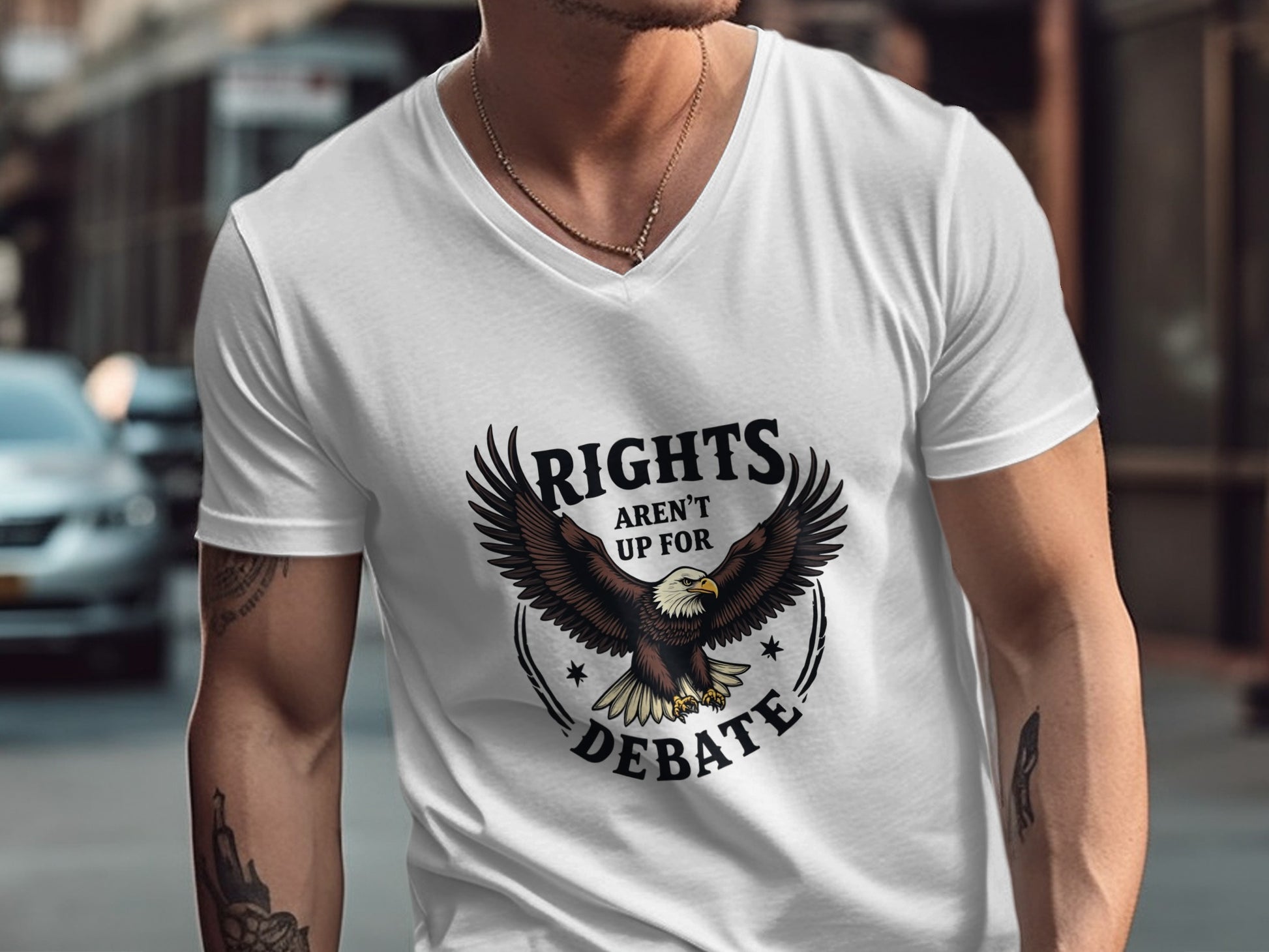 Rights Aren't Up For Debate Printed T-shirt Product