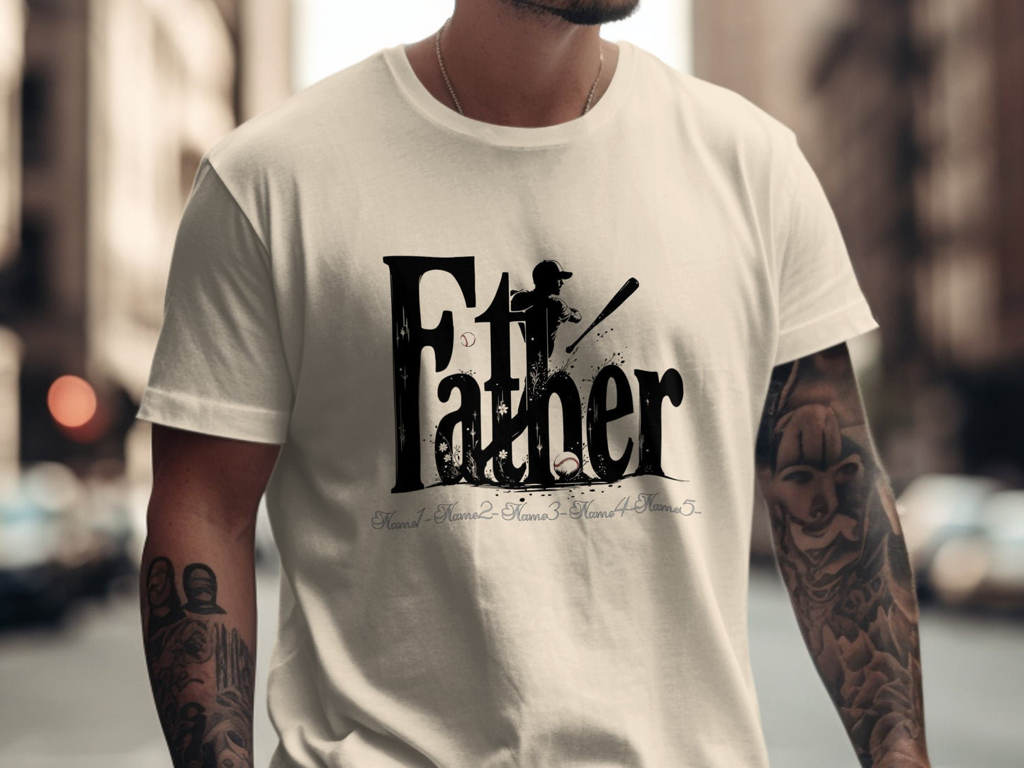 Father Graphic Text Unique Design T-shirt product