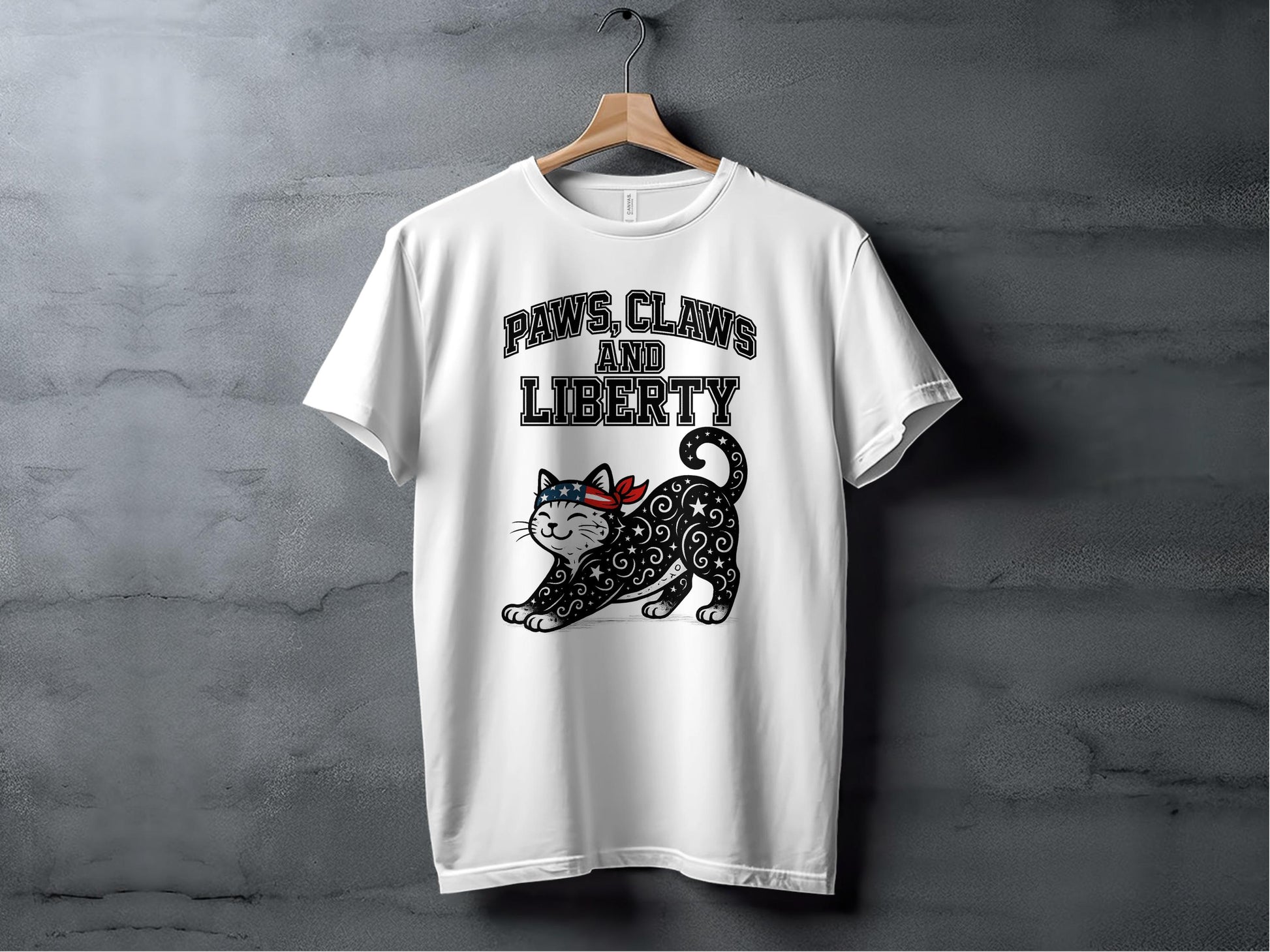 Paws Claws and Liberty Cat Lovers T-shirt product