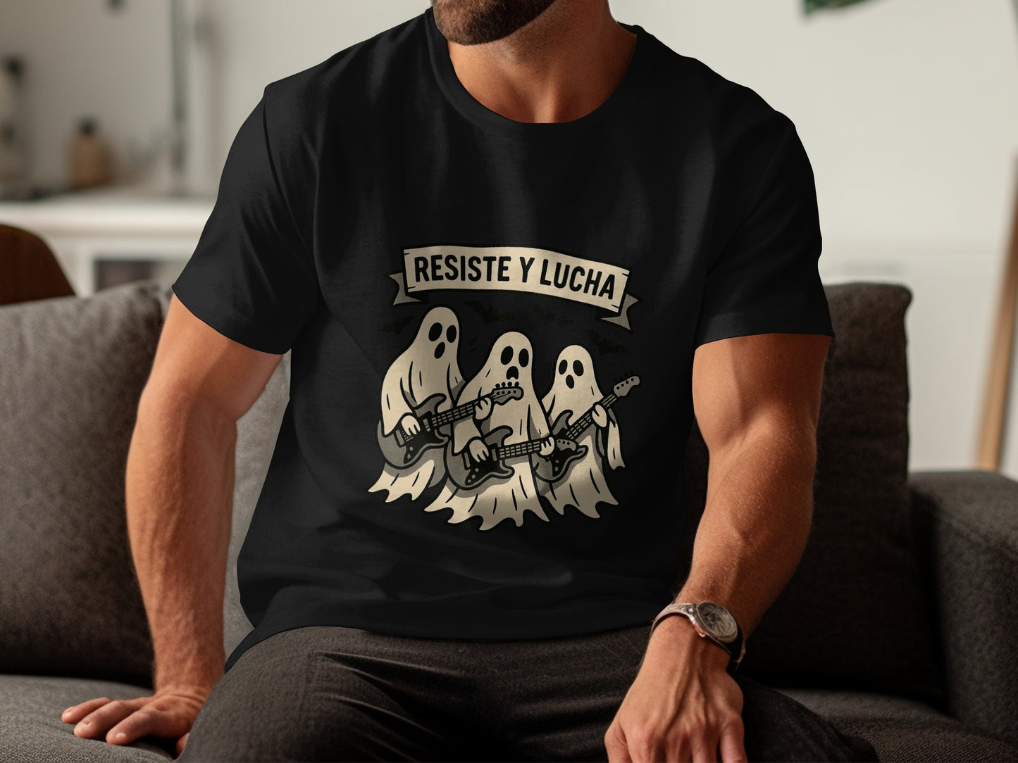 Resiste Y Lucha Halloween Spooky Ghosts T Shirt product type