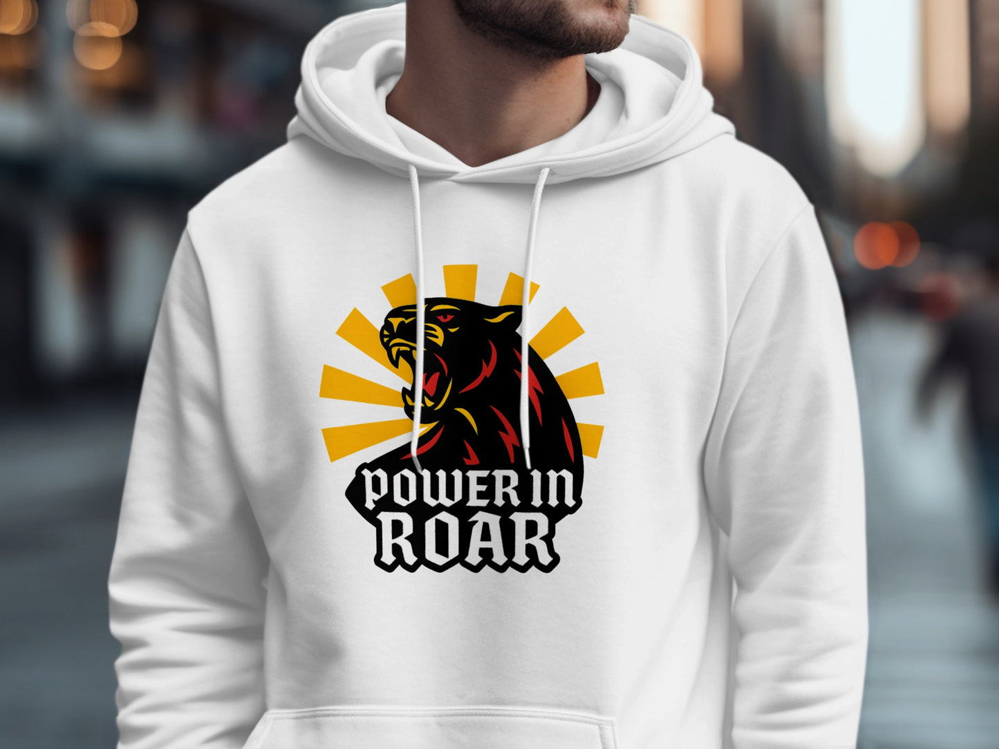 Power in Roar Graphic Print Hoodie product type