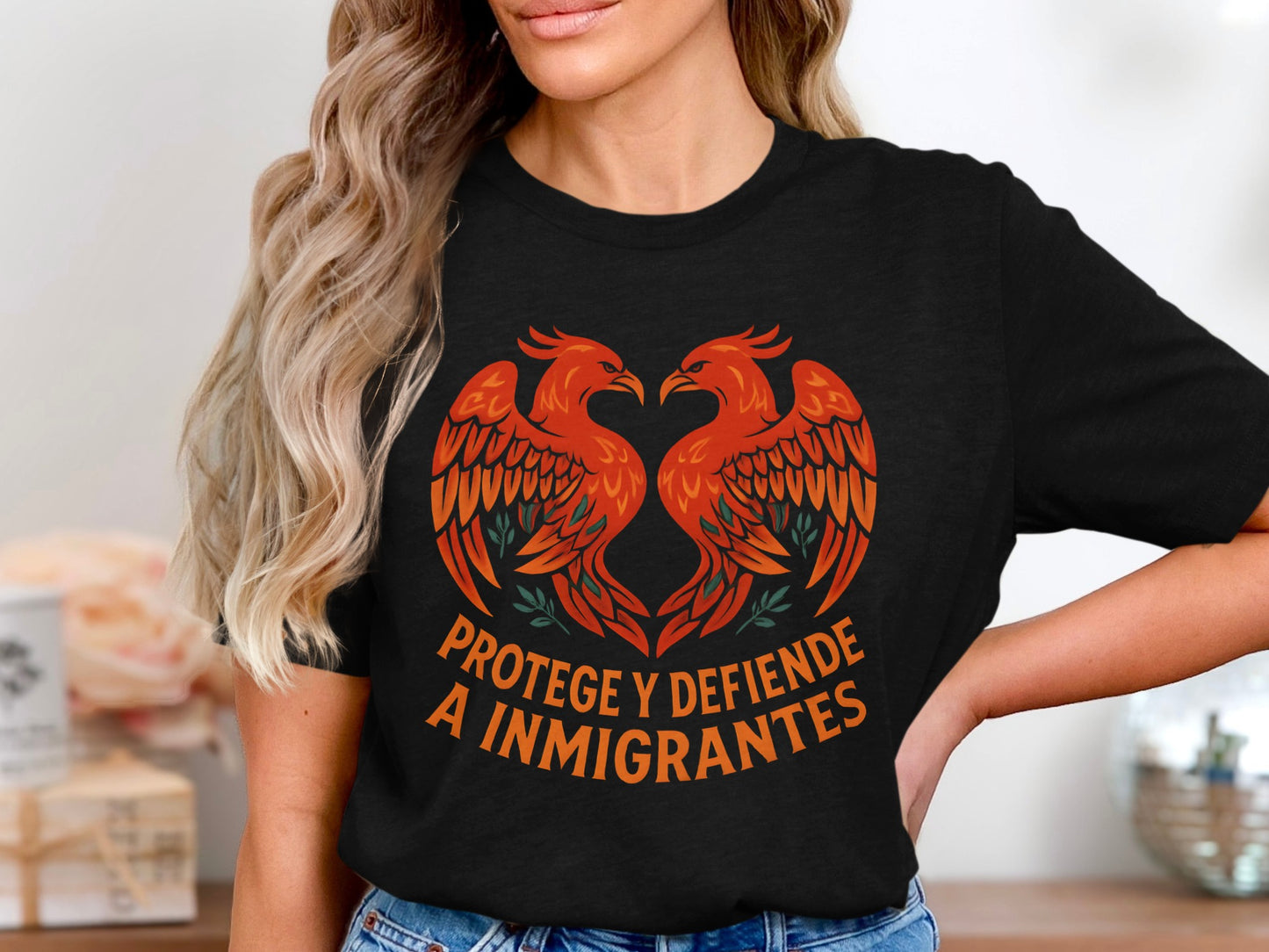 Protect and Defend Immigrants Graphic T-Shirt product type