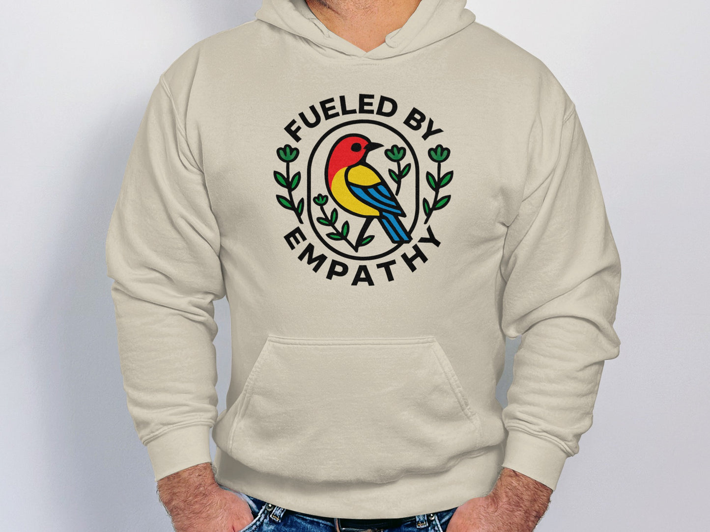 Fueled By Empathy Bird Graphic Hoodie Sweatshirt product type