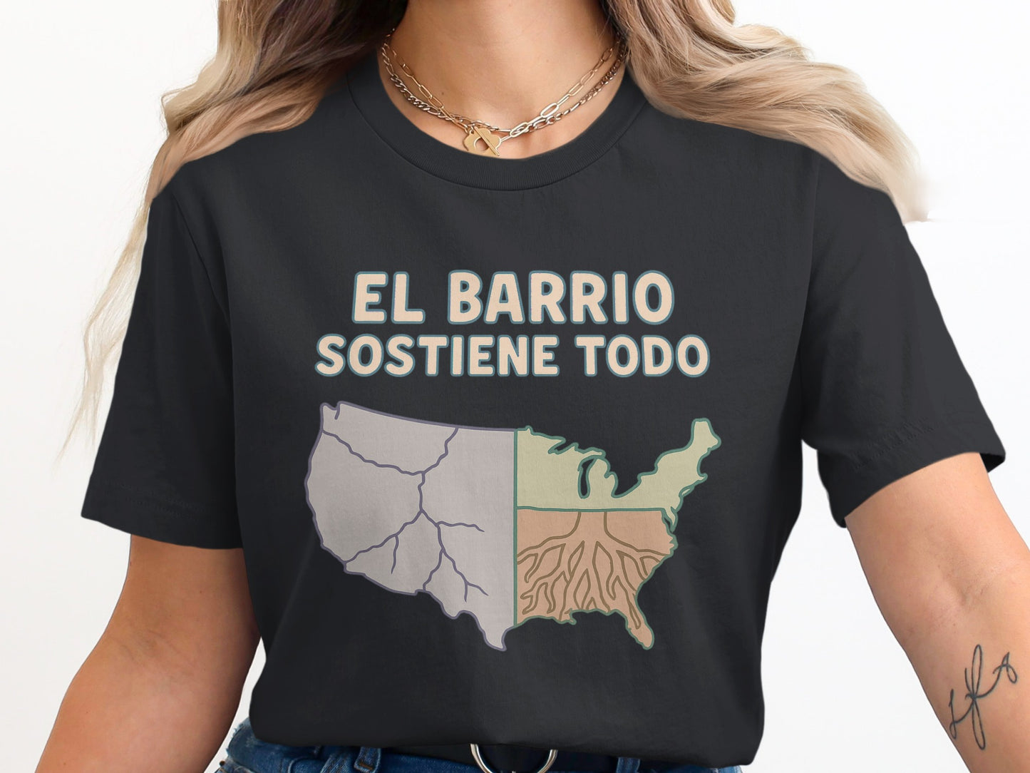 El Barrio Sostiene Todo Graphic T-shirt product