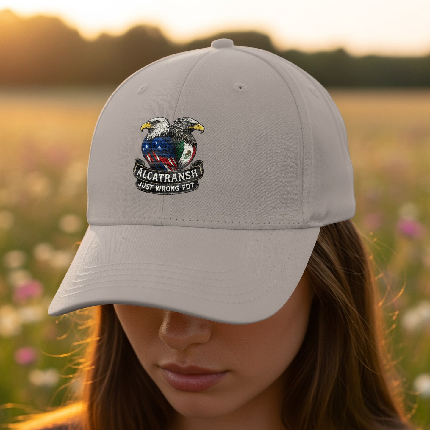 Alcatransh Just Wrong FDT Hat Embroidered product type