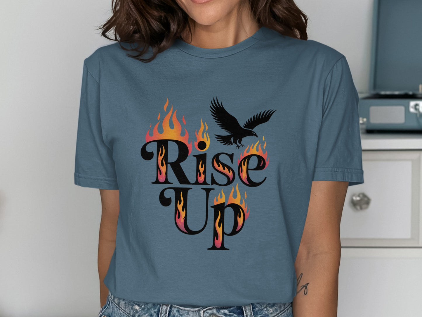 Rise Up Graphic Printed Casual Top product type