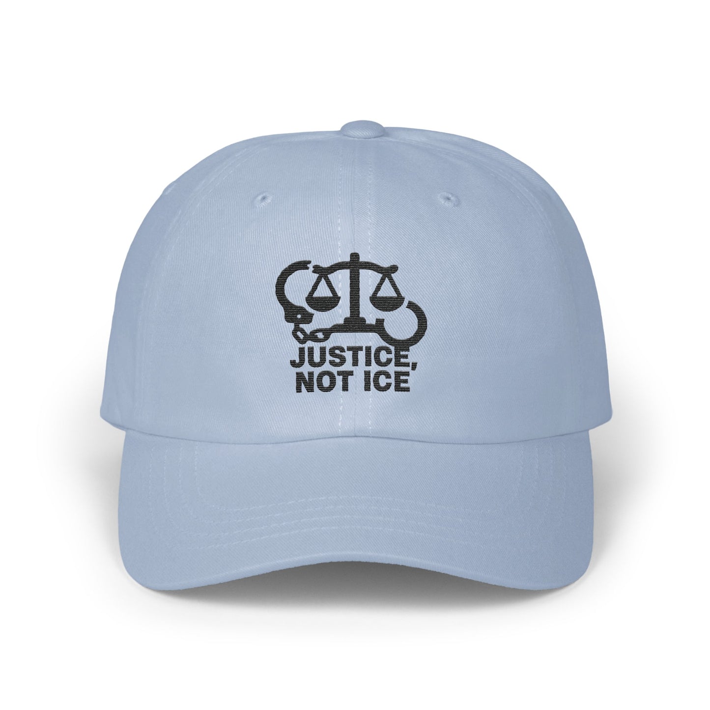 Justice Not Ice Message Embroidered Baseball Cap product