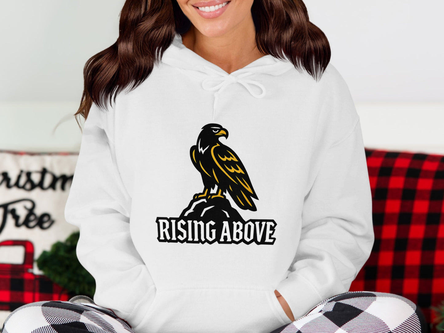 Rising Above Hoodie Graphic Design product