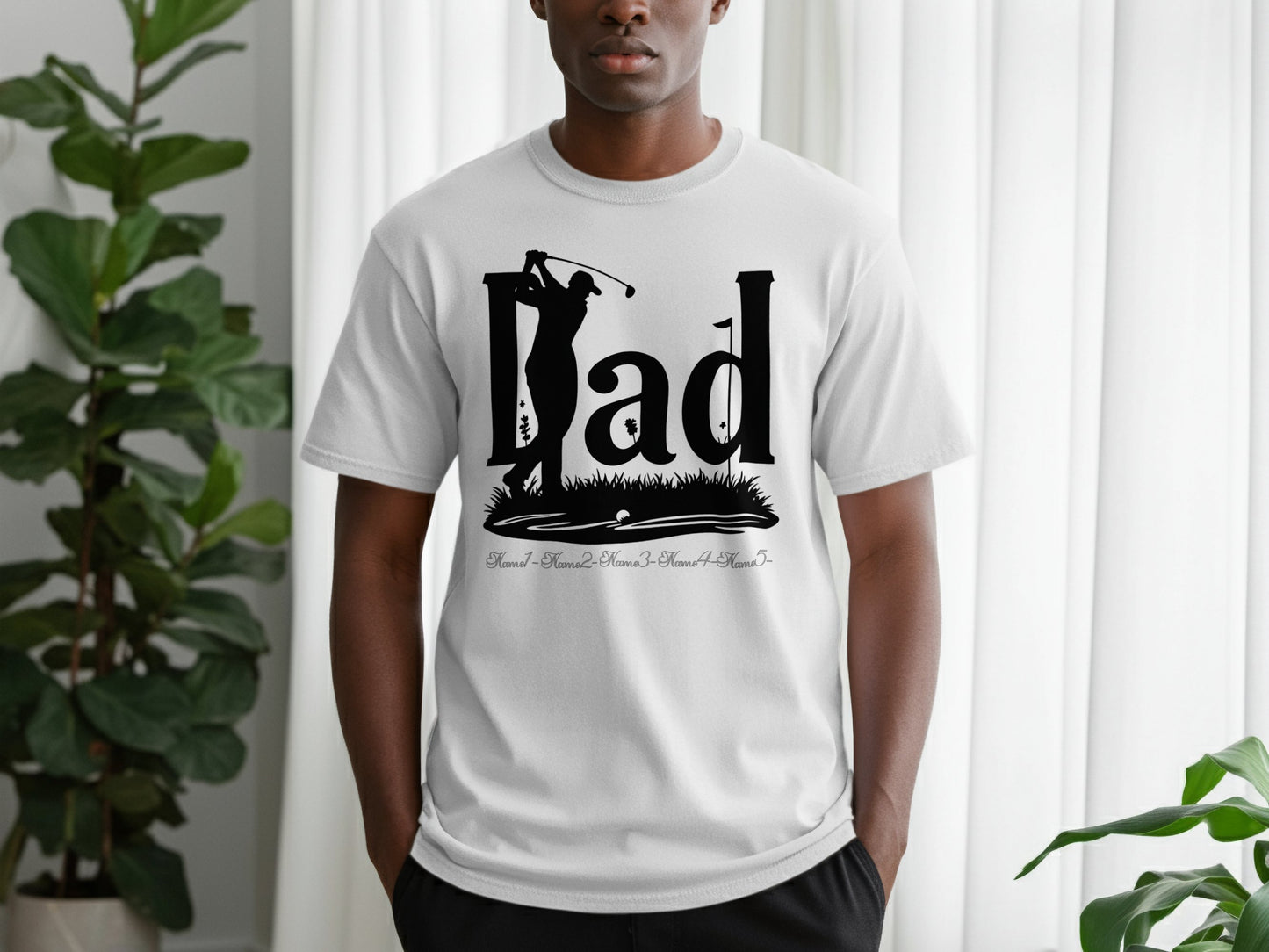 Dad Golf Themed T-Shirt Father's Day Gift product type
