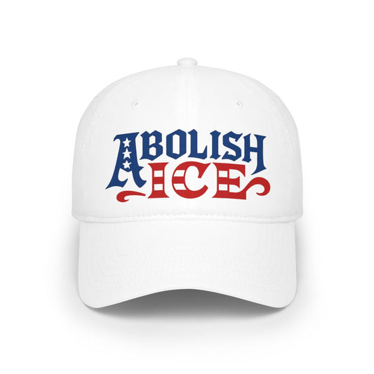 Abolish ICE Statement Cap with Bold Patriotic Design