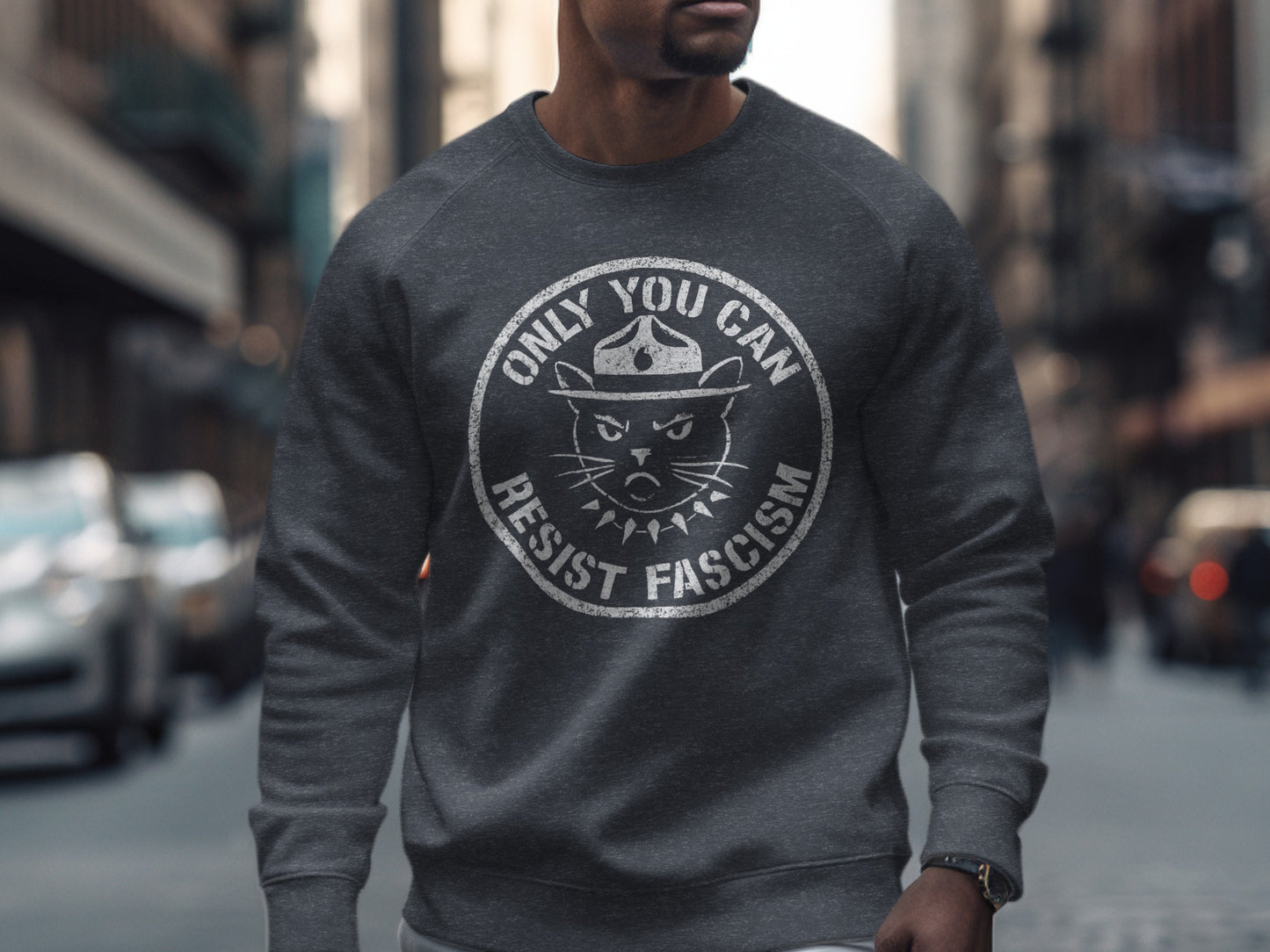 Only You Can Resist Fascism Graphic Sweatshirt product