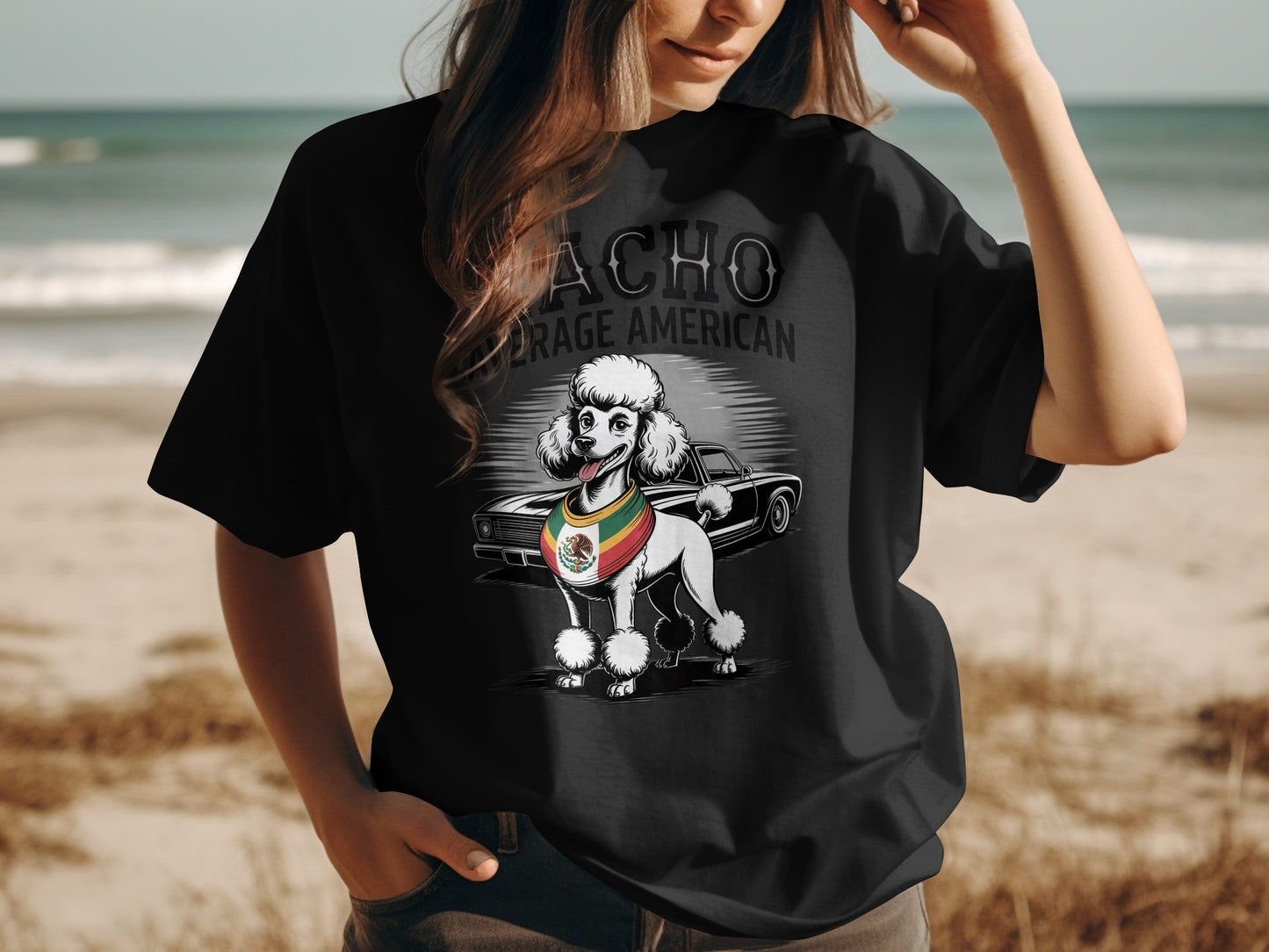 Nacho Average American Dog Graphic Shirt product