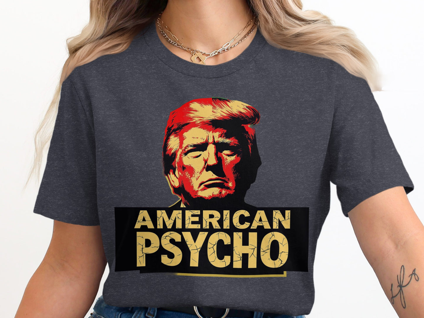 American Psycho Graphic Printed T-Shirt Fashion Product