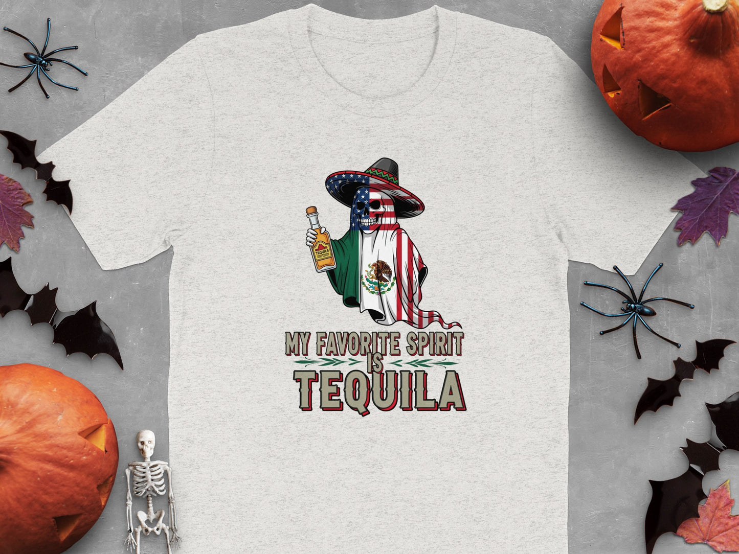 My Favorite Spirit Is Tequila Shirt Halloween Gift product type