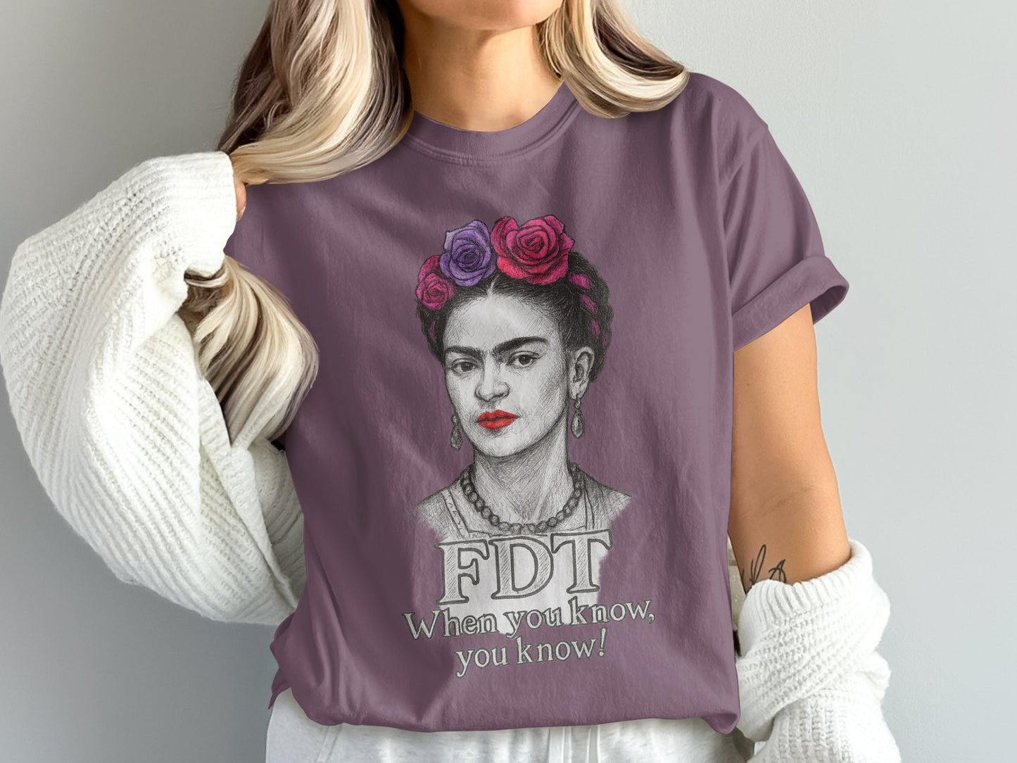 FDT When you know you know graphic tee product type