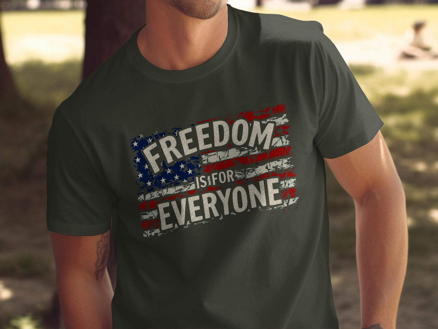 Freedom Is For Everyone Patriotic T-Shirt Product