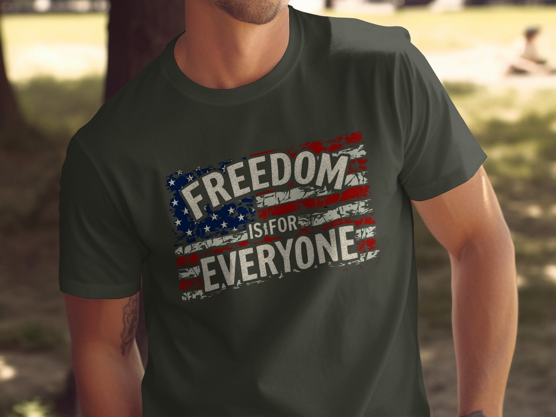 Freedom Is For Everyone Patriotic T-Shirt Product