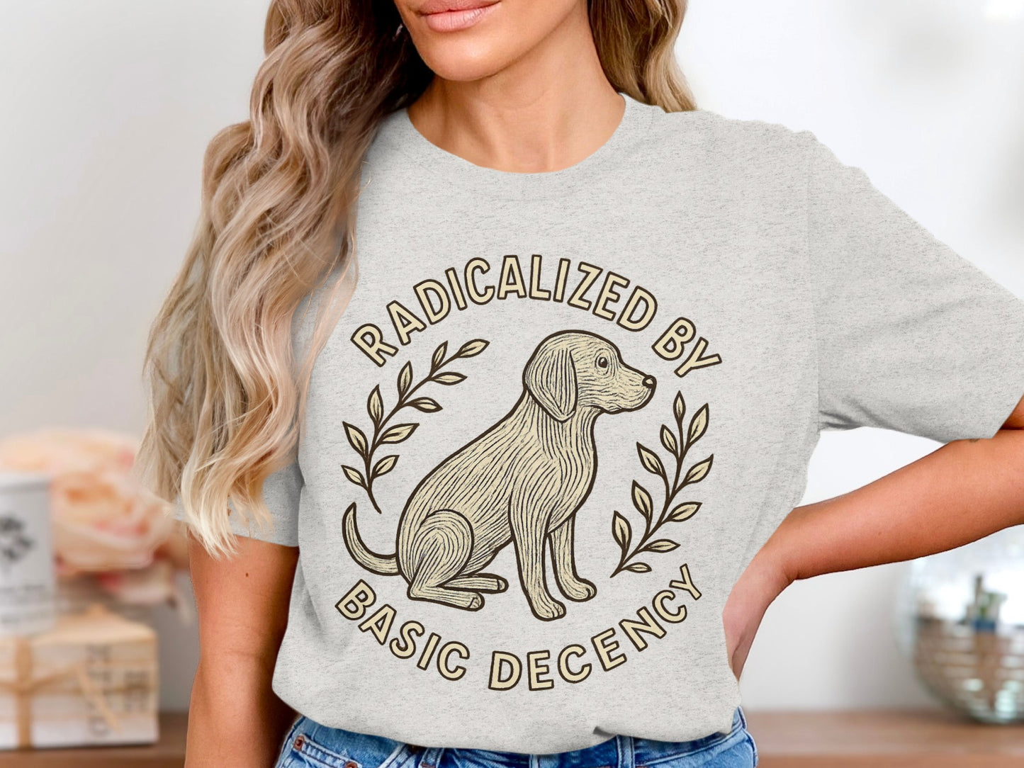 Radicalized by Basic Decency Graphic Tee product