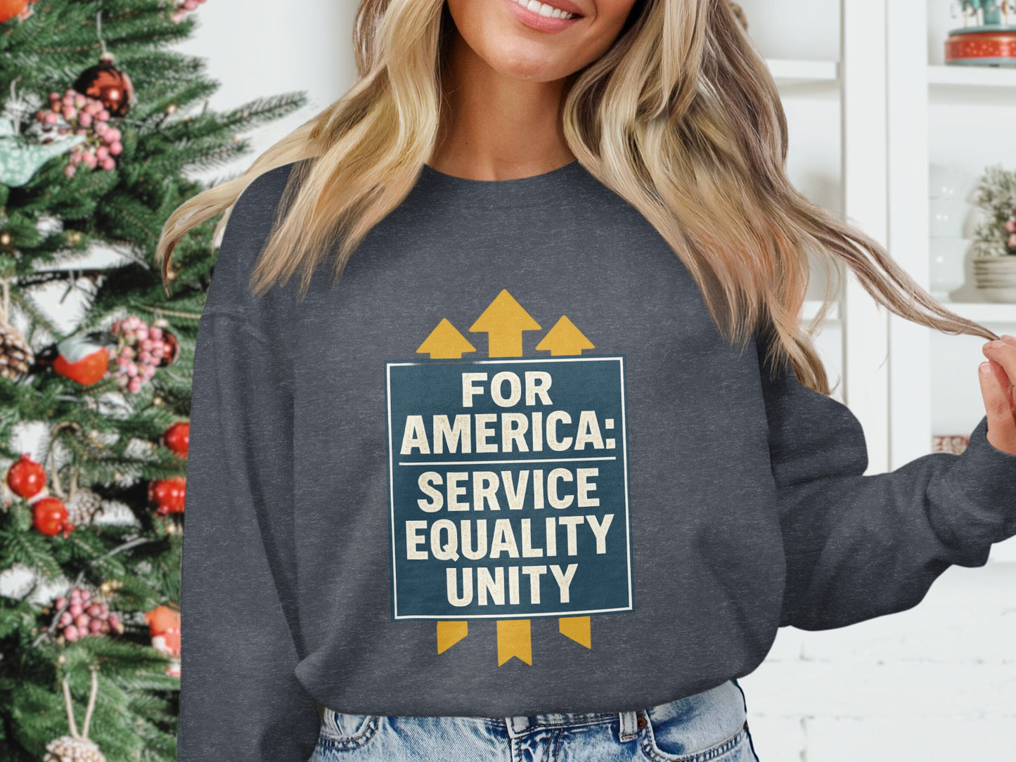 For America Service Equality Unity sweatshirts product