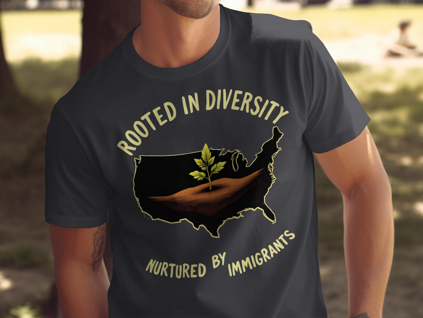 Rooted in Diversity Nurtured by Immigrants shirt product