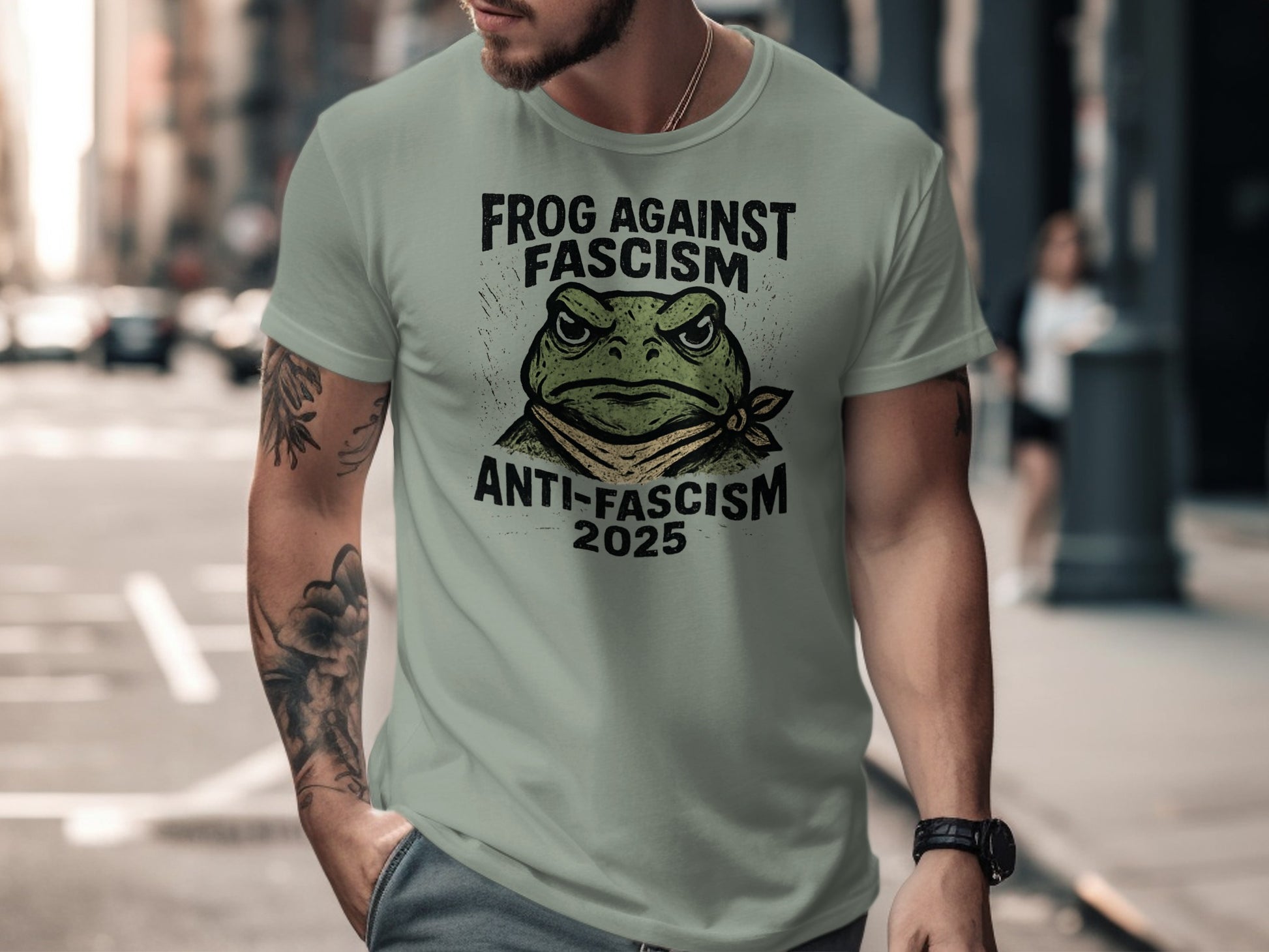 Frog Against Fascism Anti-Fascism 2025 apparel