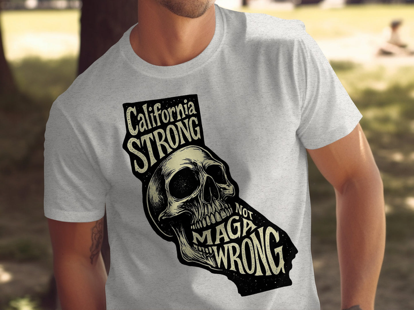 California Strong Not Maga Wrong T-Shirt product