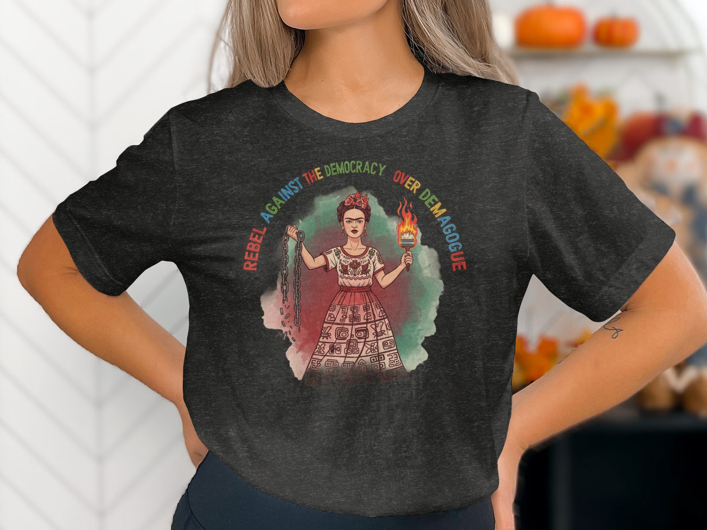 Rebel Against The Democracy Over Demagogue Shirt Product