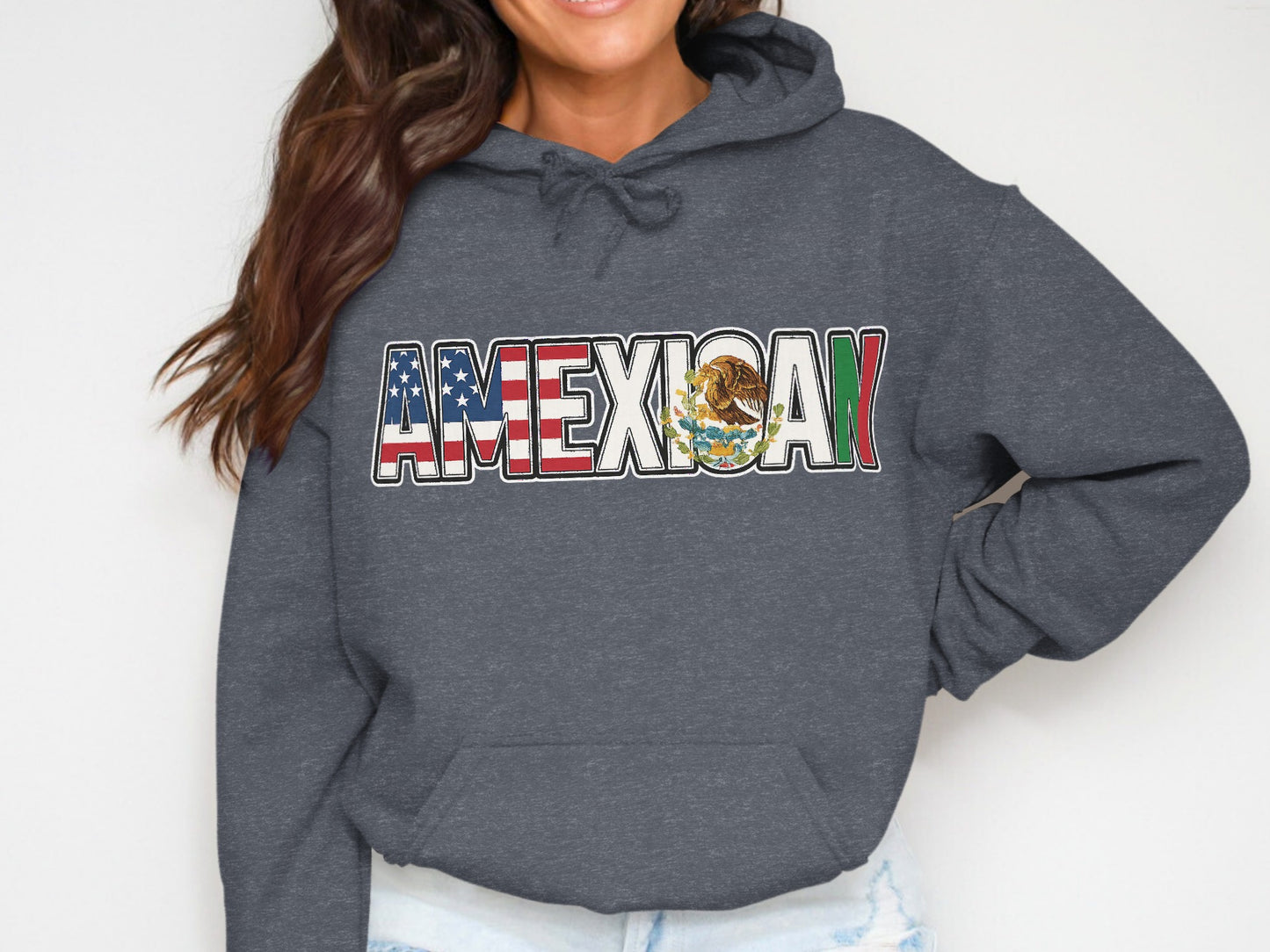 AMEXICAN Graphic Hoodie Casual Trendy Sweatshirt product