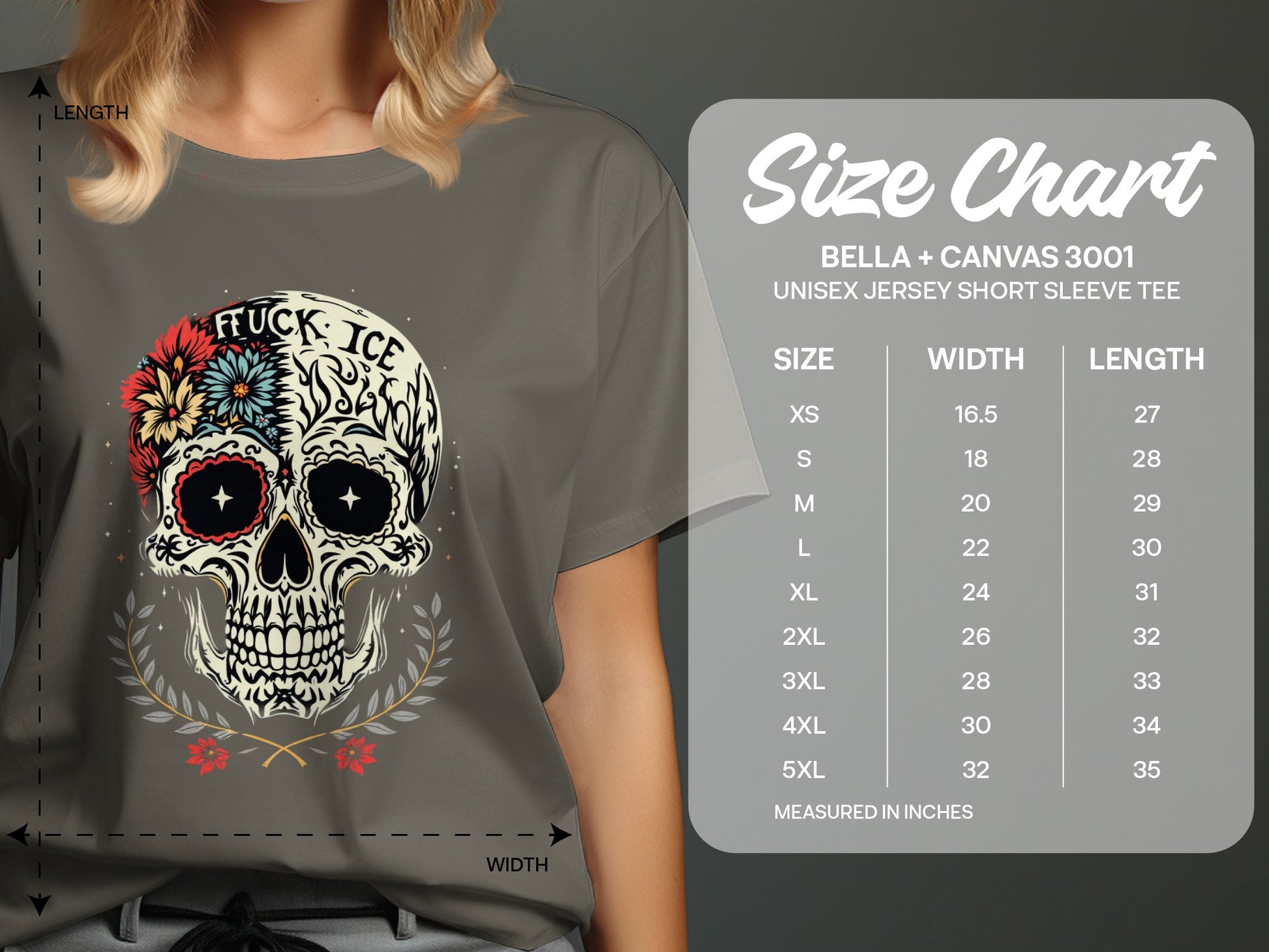 Intricate Skull Design Unisex Jersey Short Sleeve Tee product type
