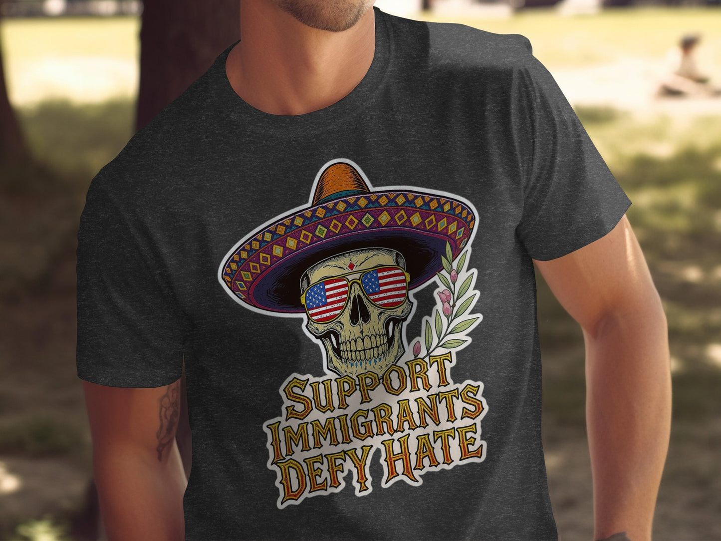 Support Immigrants Defy Hate T-shirt product type