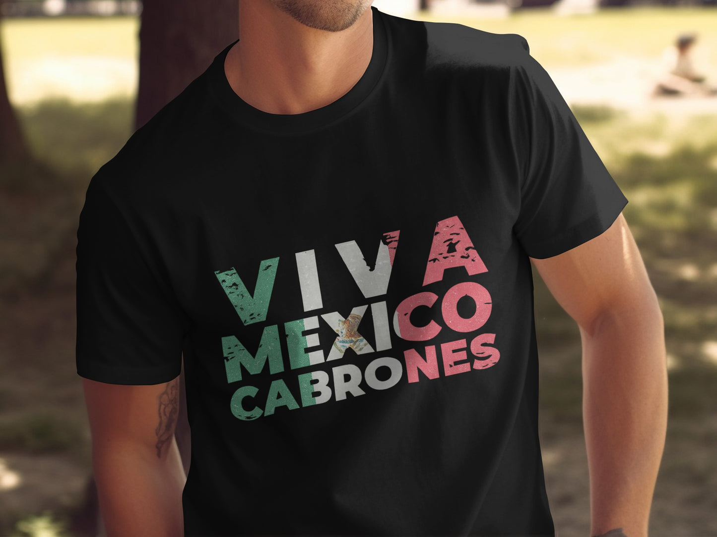 Viva Mexico Cabrones Graphic T-shirt product type