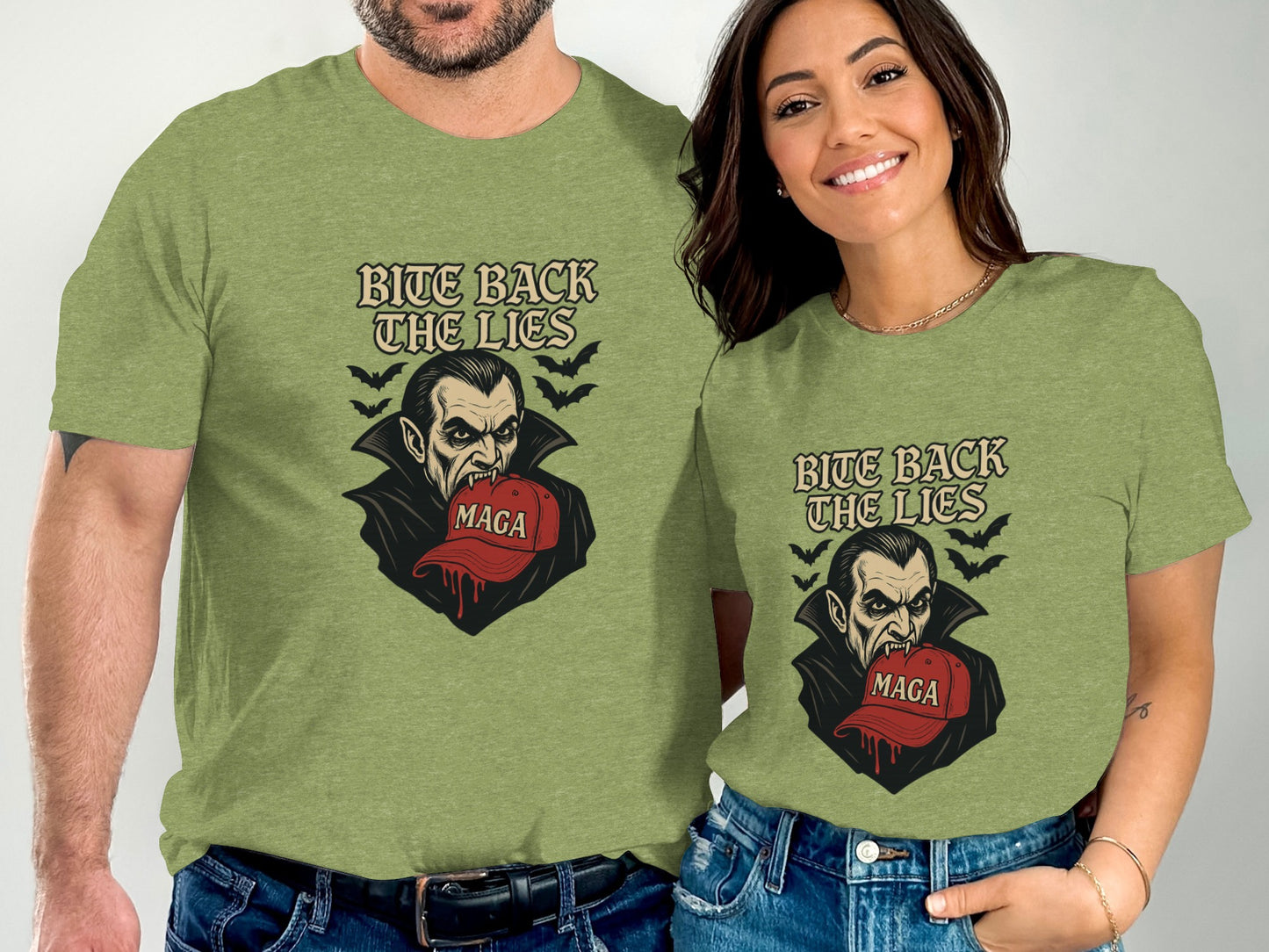 Bite Back The Lies MAGA Graphic T-shirt product