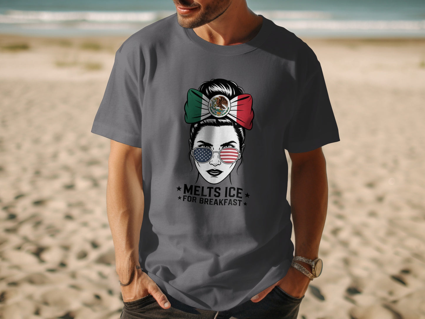 Melts Ice For Breakfast Graphic Tee Shirt product