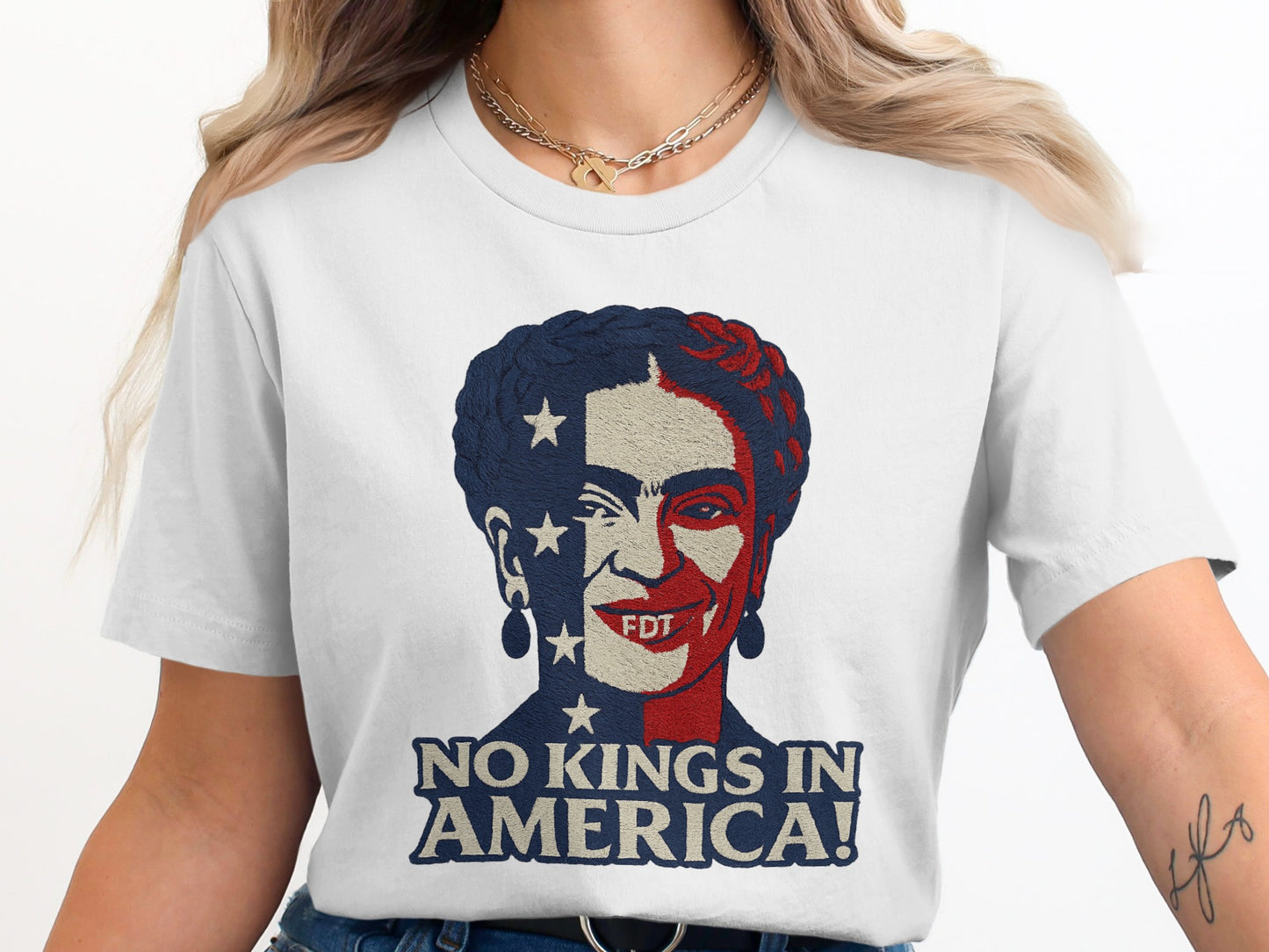 No Kings In America Graphic Tee Shirt product type