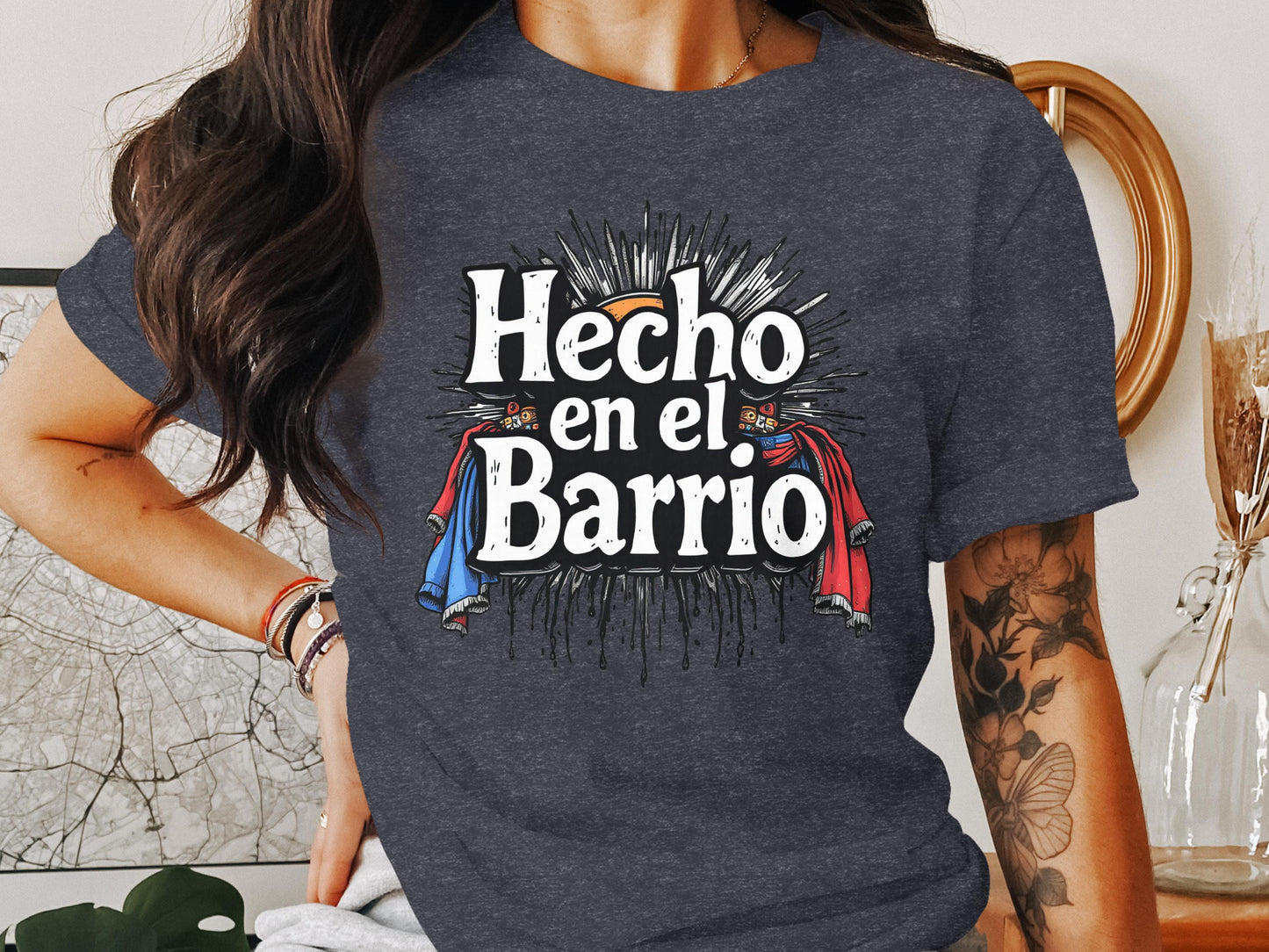 Hecho en el Barrio Unique Graphic Tee product