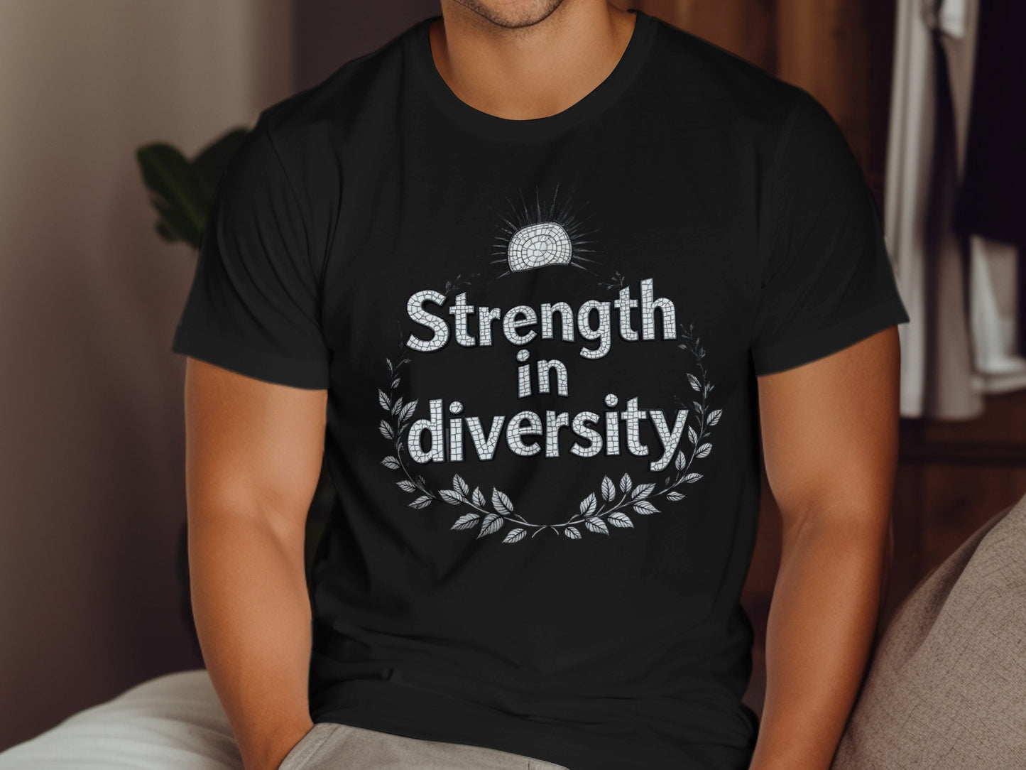 Strength in diversity slogan t-shirt product