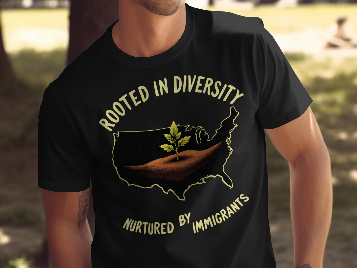 Rooted in Diversity Nurtured by Immigrants shirt