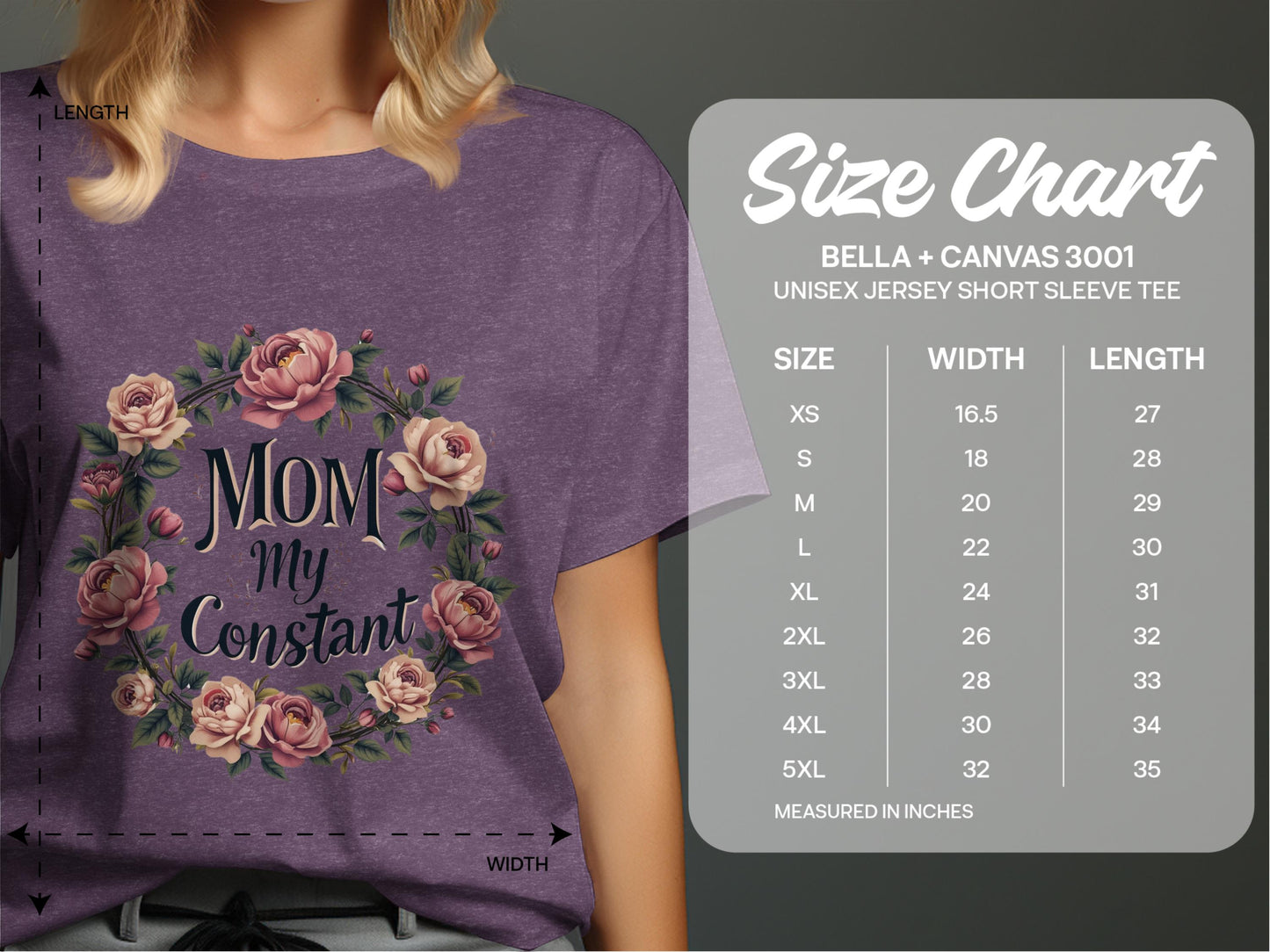 Mom My Constant Floral Design Short Sleeve product