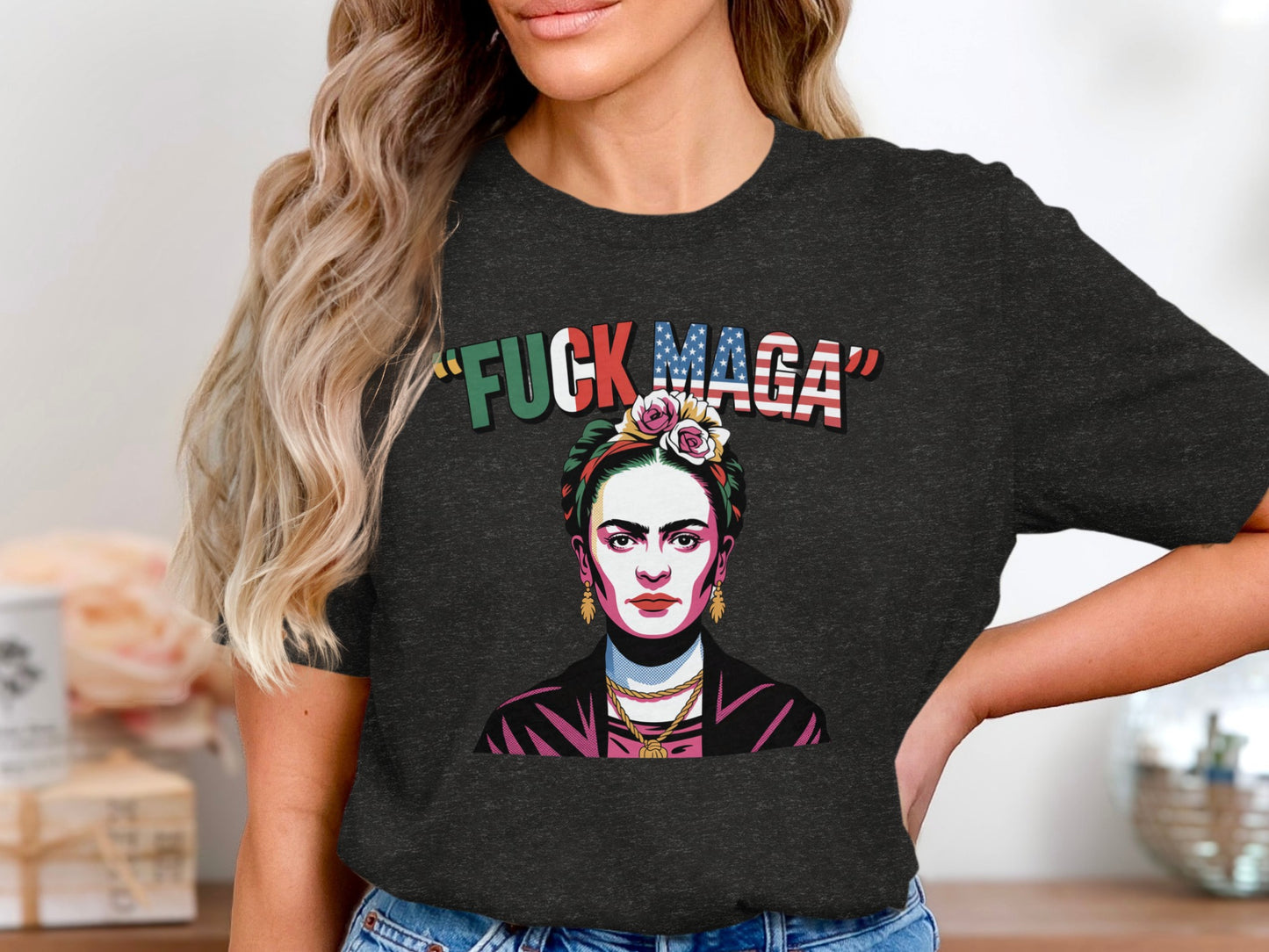 Bold Statement Frida Graphic Tee Shirt product