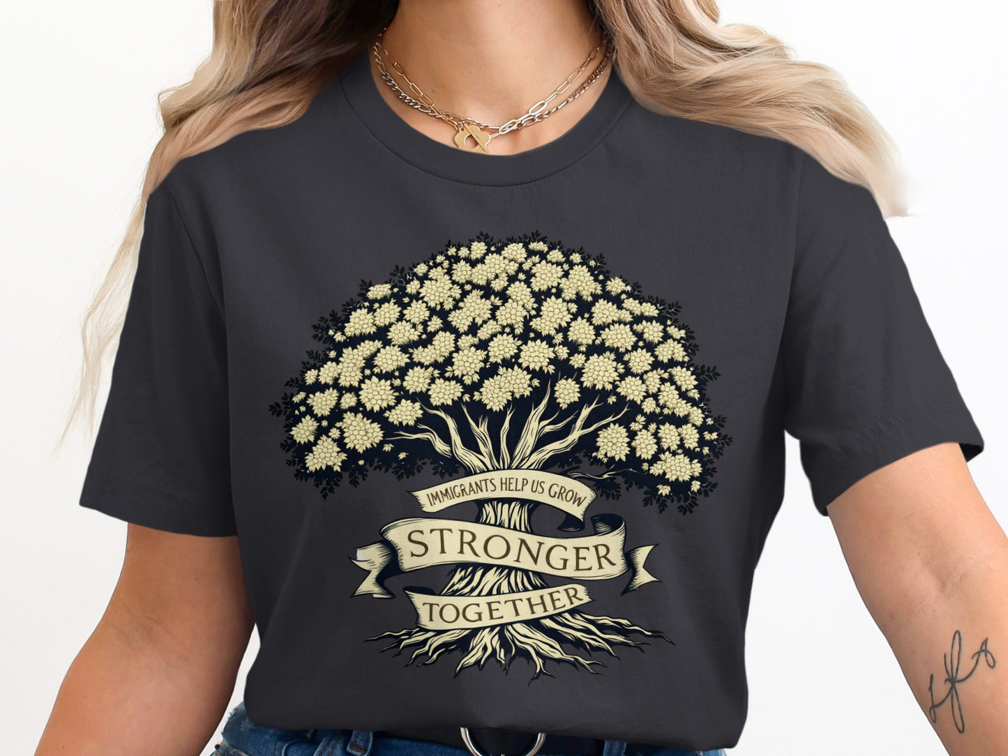 Immigrants Help Us Grow Stronger Together Shirt product