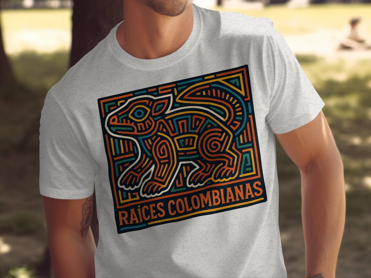 Raíces Colombianas Artistic T-Shirt Graphic Design product type