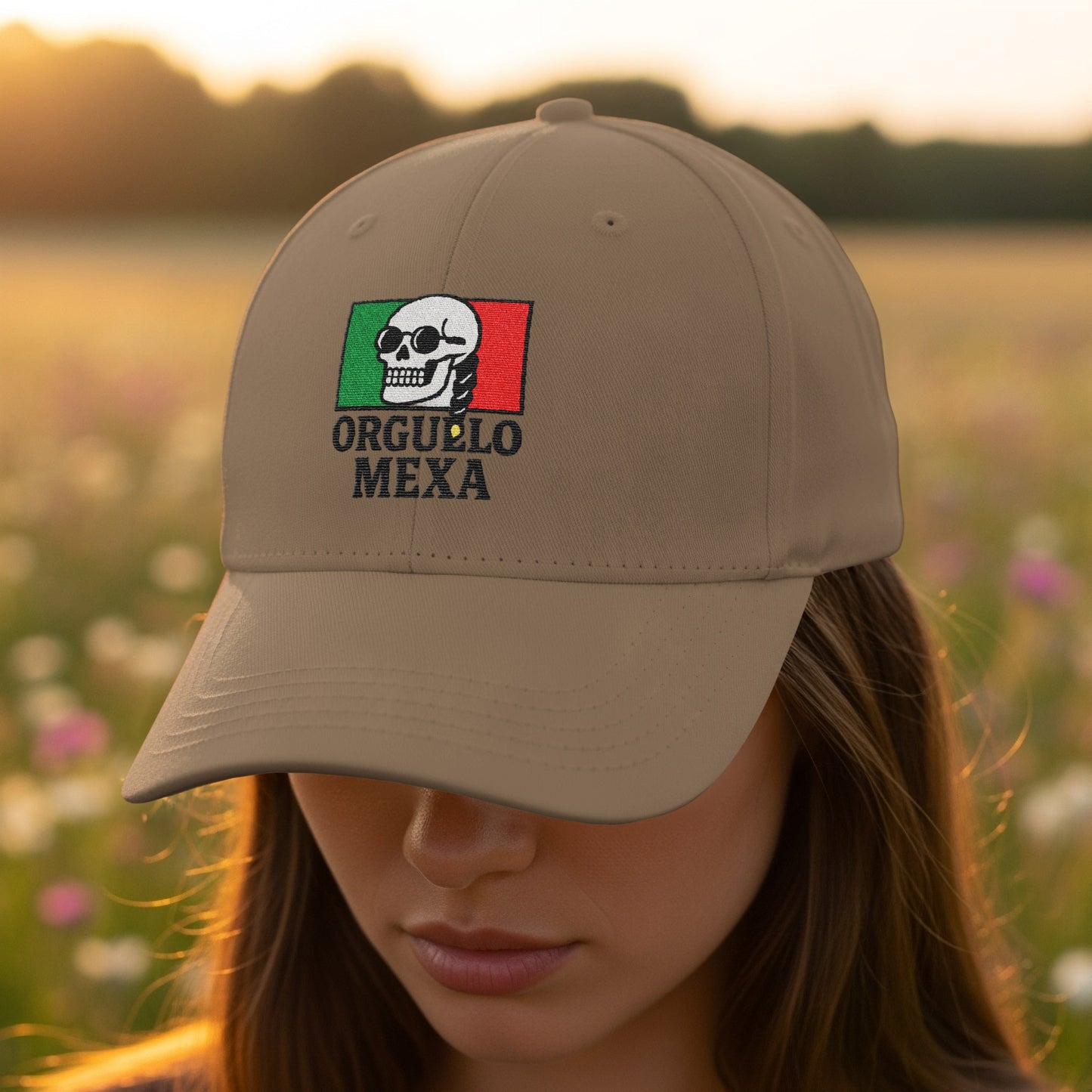 Orgullo Mexa Skull Logo Embroidered Cap product