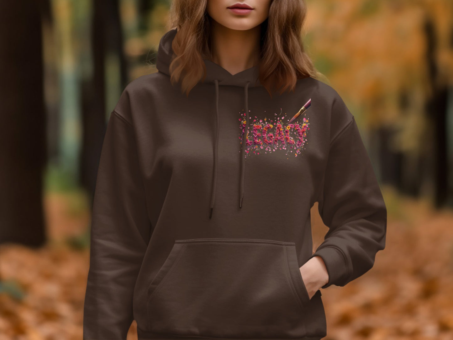 Stylish Confetti Printed Hoodie for Casual Product