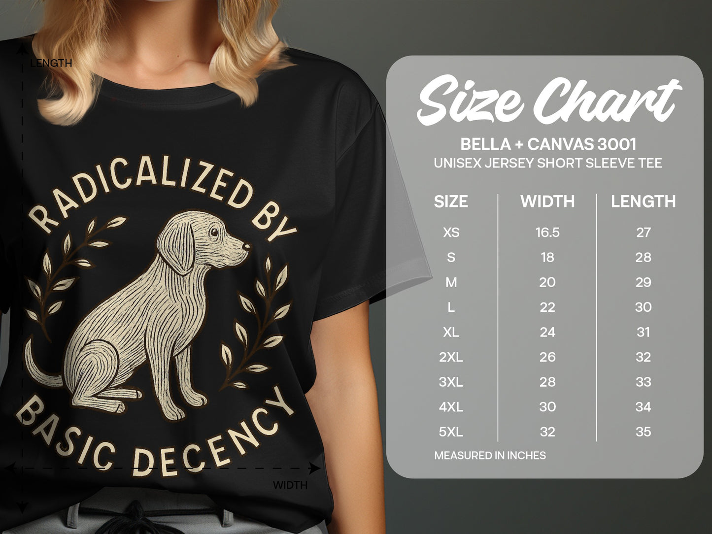Radicalized By Basic Decency Unisex Jersey Tee product