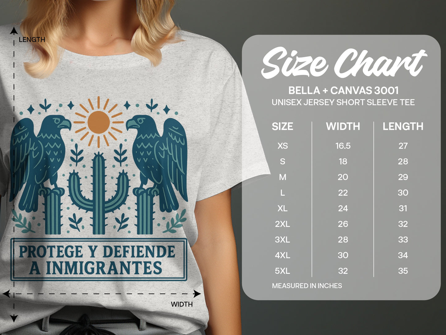 Protege Y Defiende A Inmigrantes shirt product